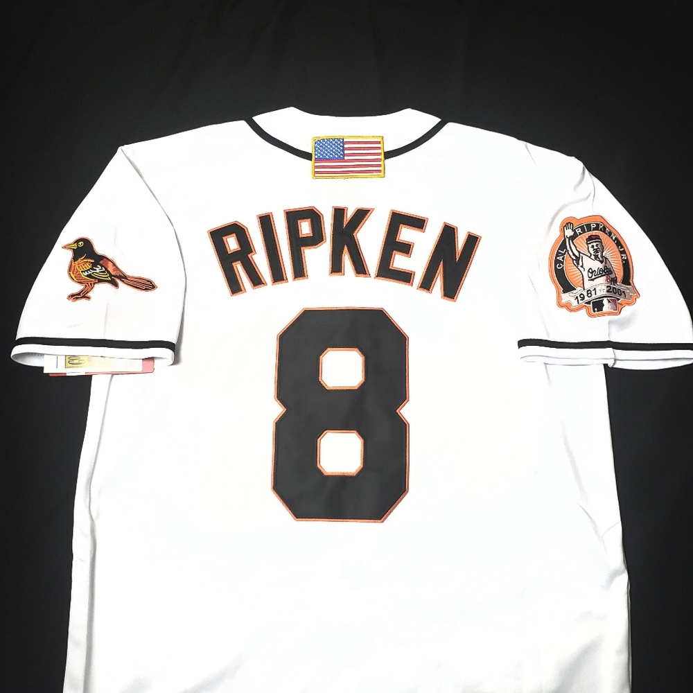 Cal Ripken Jersey Baltimore Orioles 2001 Throwback NEW Stitched! SALE!